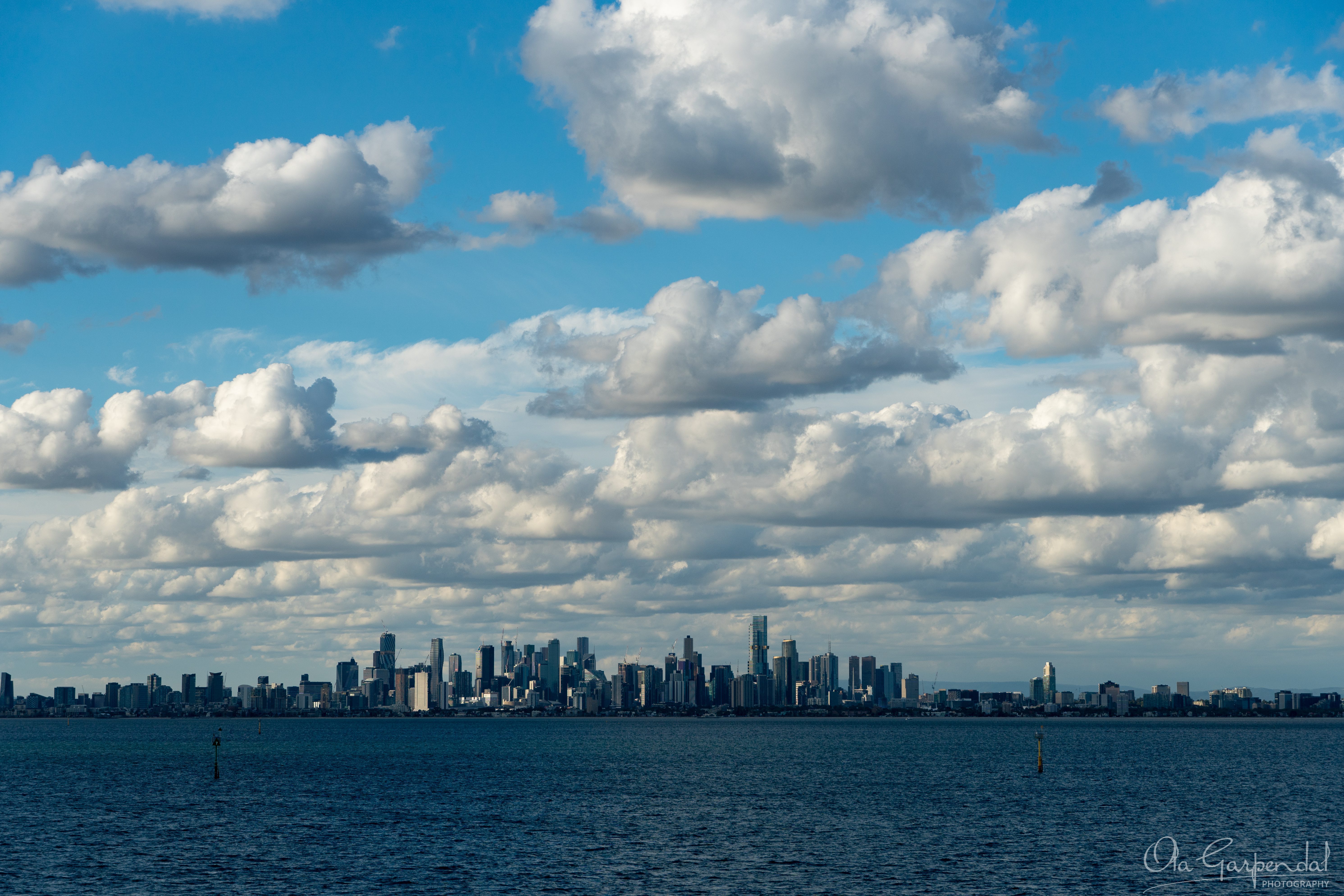 Melbourne from Port Phillip Bay