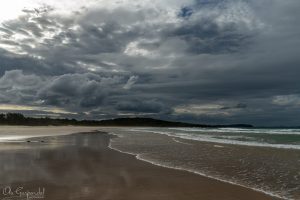 Moody Afternoon at Delicate Nobby's Beach Grey Cloud