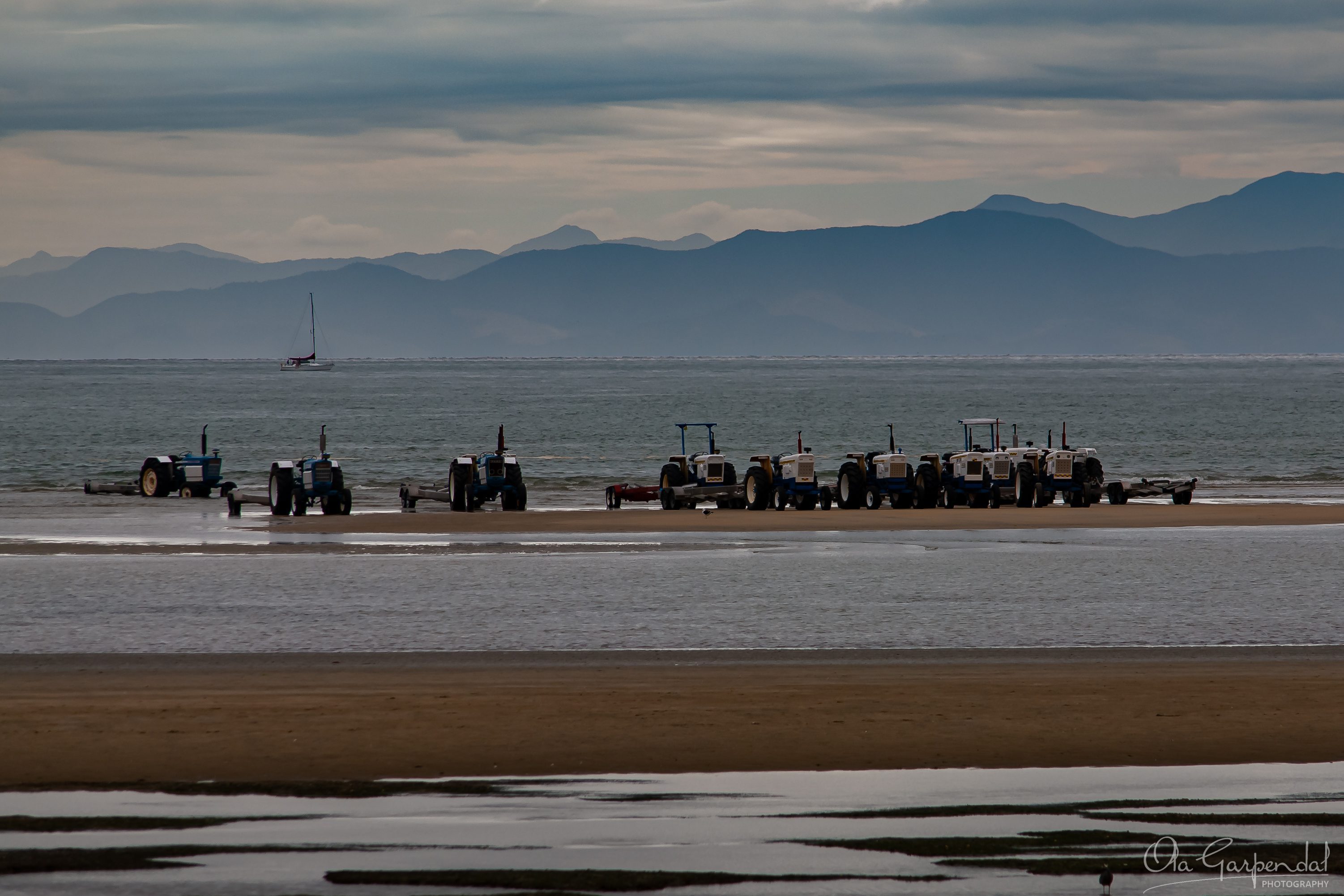 Tractors at Marahau