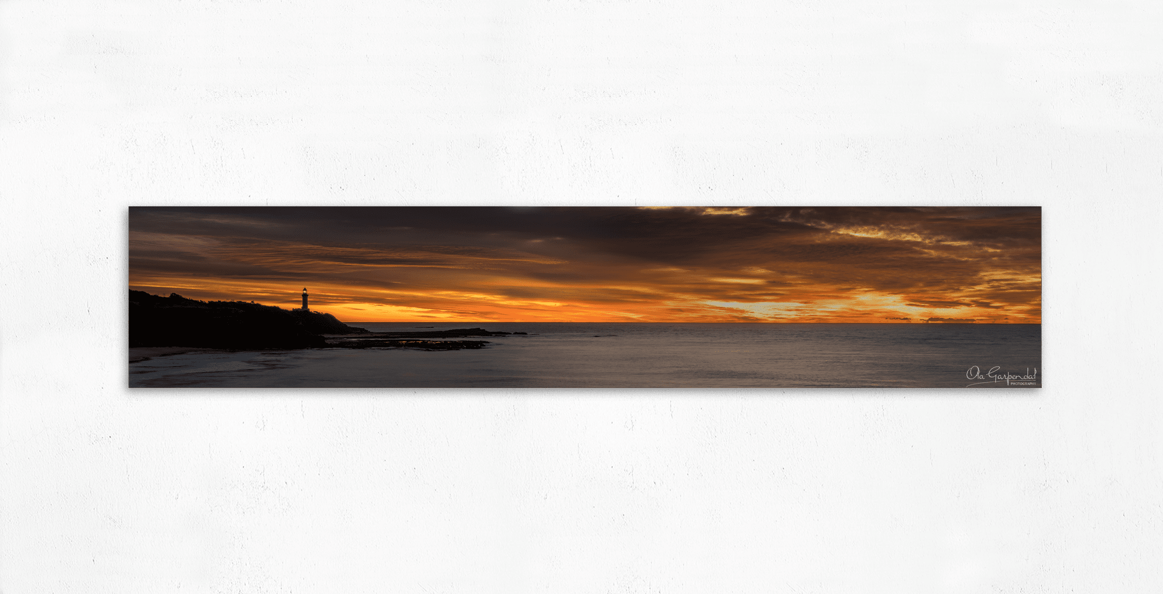 Sunrise at Norah Head Lighthouse 1-5 L AFM on small wall
