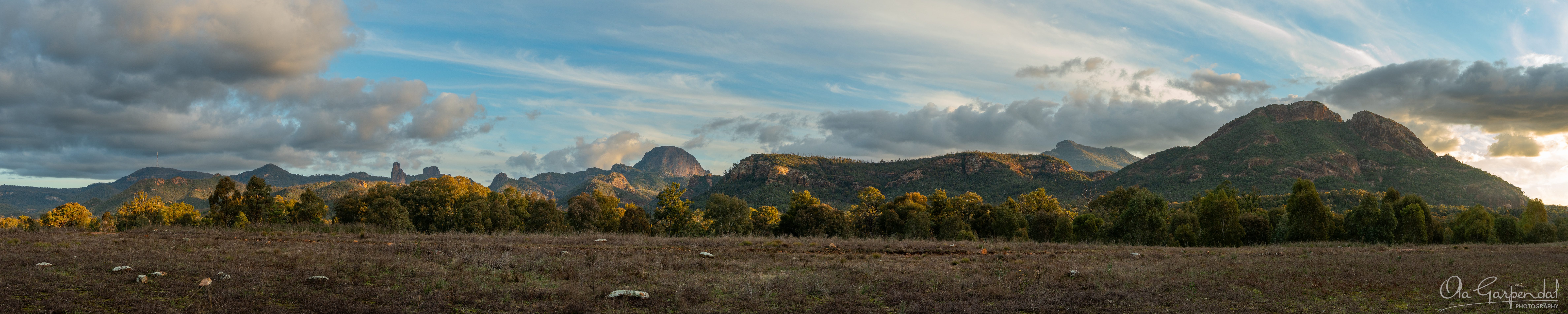 Evening at Warrumbungle